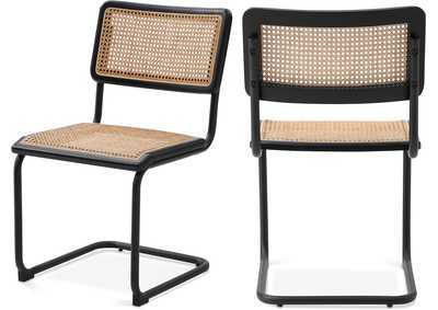 Image for Kano Black Powder Coating Dining Chair Set of 2