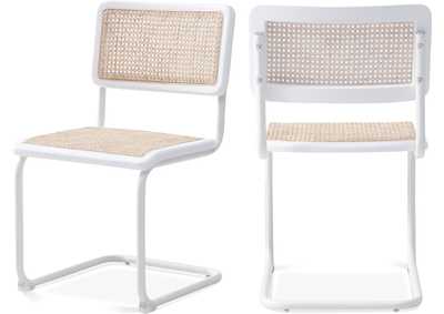 Image for Kano White Powder Coating Dining Chair Set of 2