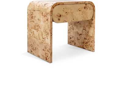 Image for Cresthill Burl Wood Night Stand