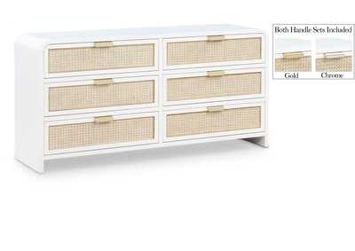 Sage White Dresser