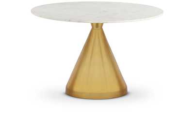 Image for Emery White Marble Dining Table