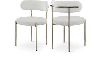 Image for Beacon Cream Boucle Fabric Dining Chair Set of 2