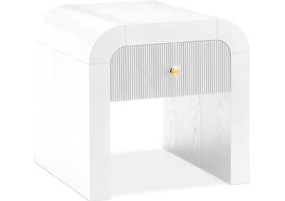 Image for Artisto White End Table