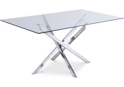 Image for Xander Chrome Dining Table