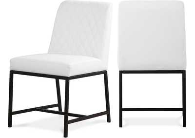 Image for Bryce White Faux Leather Dining Chair Set of 2