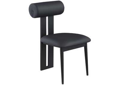 Image for Dario Black Faux Leather Dining Chair Set of 2