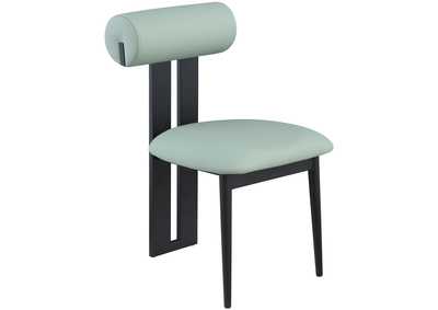 Image for Dario Mint Faux Leather Dining Chair Set of 2