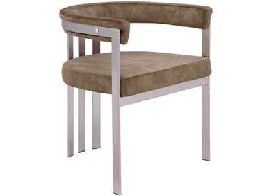 Image for Marcello Brown Velvet Dining Chair Set of 2