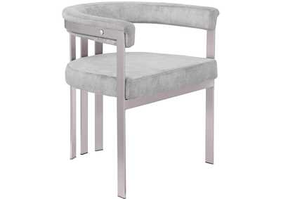 Image for Marcello Grey Velvet Dining Chair Set of 2
