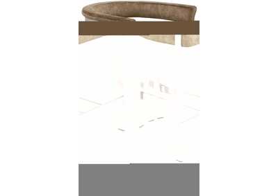 Image for Marcello Brown Velvet Counter Stool