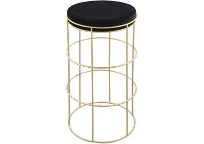 Image for Rebar Black Velvet Counter Stool