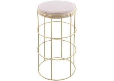 Image for Rebar Cream Velvet Counter Stool