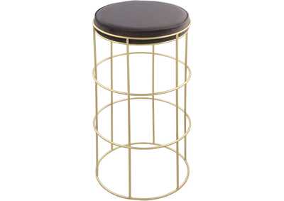 Image for Rebar Grey Velvet Counter Stool