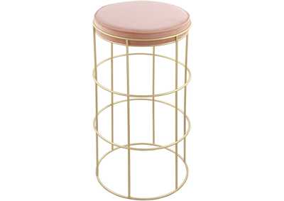 Image for Rebar Pink Velvet Counter Stool