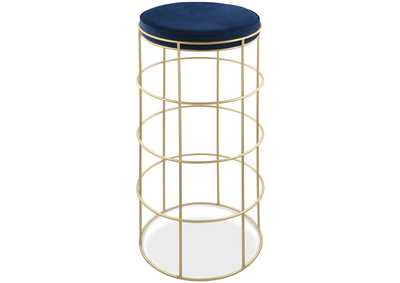 Image for Rebar Navy Velvet Bar Stool