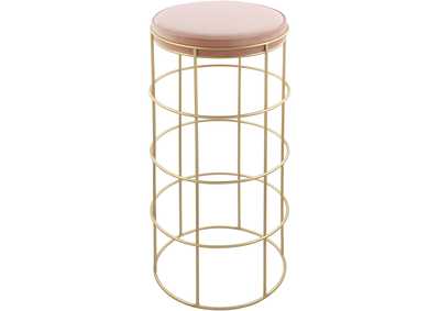 Image for Rebar Pink Velvet Bar Stool