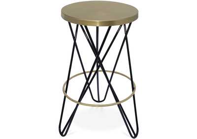 Image for Mercury Black Iron Counter Stool