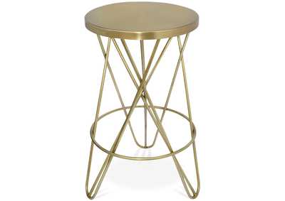 Image for Mercury Gold Iron Counter Stool