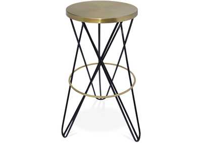 Image for Mercury Black Iron Bar Stool