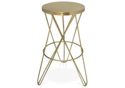 Image for Mercury Gold Iron Bar Stool