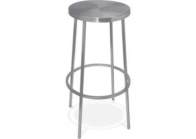 Image for Tyson Silver Iron Bar Stool