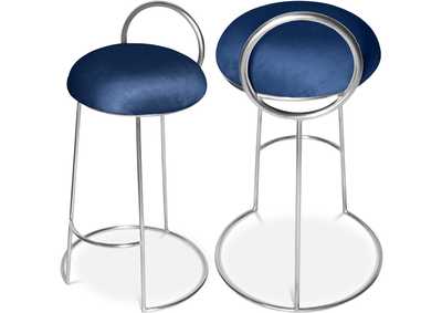 Image for Ring Navy Velvet Counter Stool