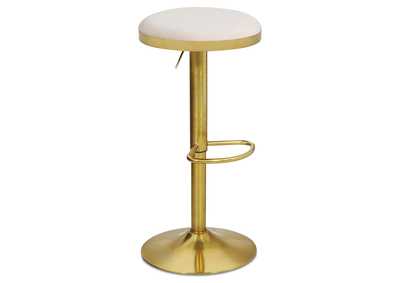 Image for Brody Cream Velvet Adjustable Stool