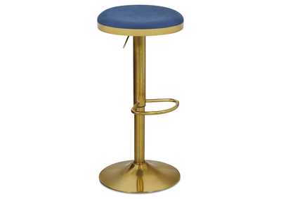 Image for Brody Navy Velvet Adjustable Stool