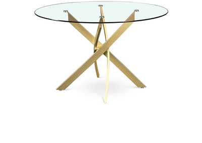 Image for Xander Brushed Gold Dining Table