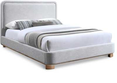 Image for Nolita Grey Linen Textured Fabric Full Bed