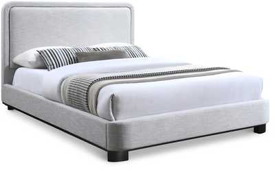 Image for Nolita Grey Linen Textured Fabric Full Bed