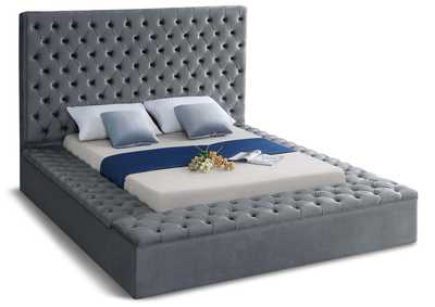 Image for Bliss Grey Velvet Full Bed (3 Boxes)