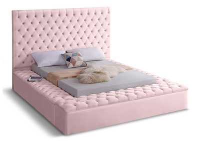 Image for Bliss Pink Velvet Full Bed (3 Boxes)
