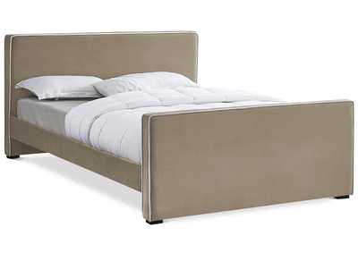 Image for Dillard Beige Velvet Queen Bed