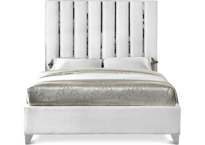 Image for Enzo White Velvet Full Bed