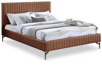 Image for Gallo Cognac Faux Leather Full Bed