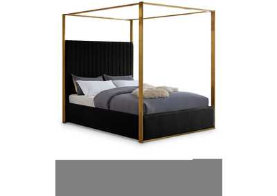 Image for Jones Black Velvet King Bed