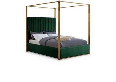 Image for Jones Green Velvet King Bed