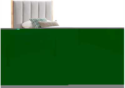 Image for Kona Grey Polyester Fabric Twin Bed