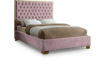 Image for Lana Pink Velvet King Bed