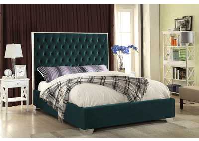 Image for Lexi Green Velvet Full Bed