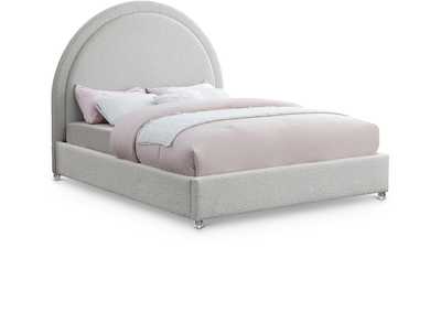 Image for Milo Cream Fabric Queen Bed