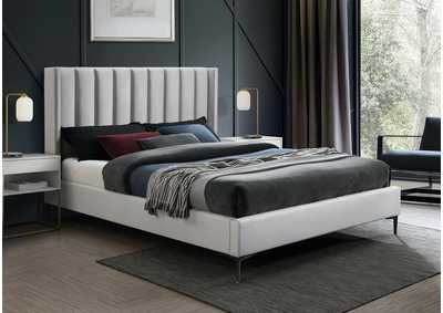 Image for Nadia Cream Velvet Full Bed