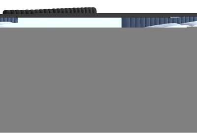 Image for Nash Black Boucle Fabric Full Bed