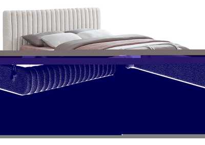 Image for Nash Cream Boucle Fabric King Bed