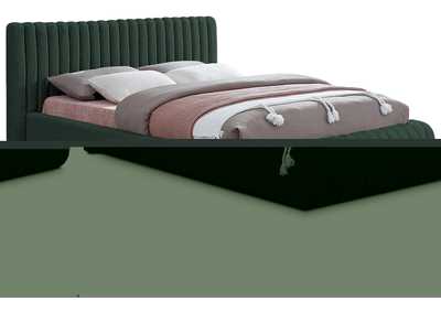 Image for Nash Green Boucle Fabric King Bed