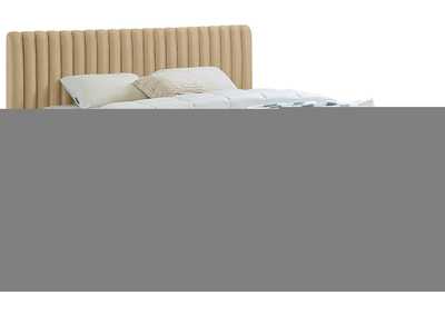 Image for Nico Camel Velvet Full Bed