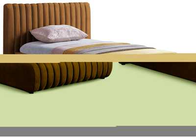 Image for Nico Saddle Velvet Twin Bed