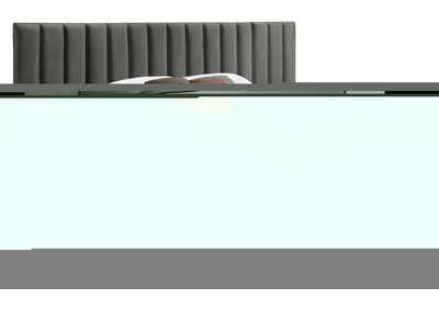 Image for Pablo Grey Velvet King Bed