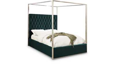 Image for Porter Green Velvet King Bed